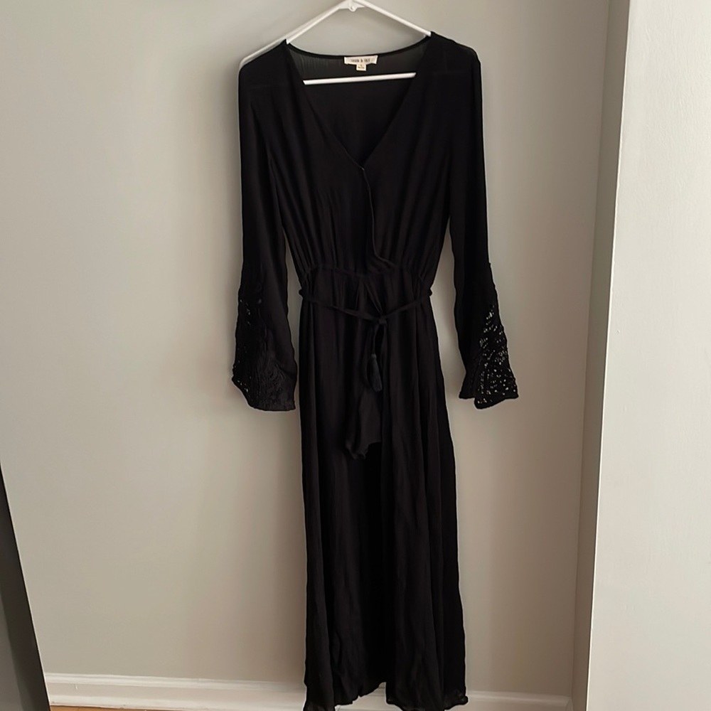 Shophopes.com- black maxi dress, size small